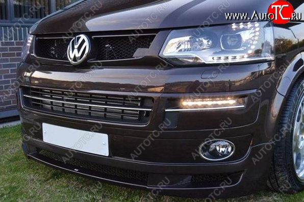 9 049 р. Решётка радиатора ABT-style Volkswagen Transporter T5 рестайлинг (2009-2015) (Неокрашенная)  с доставкой в г. Пермь