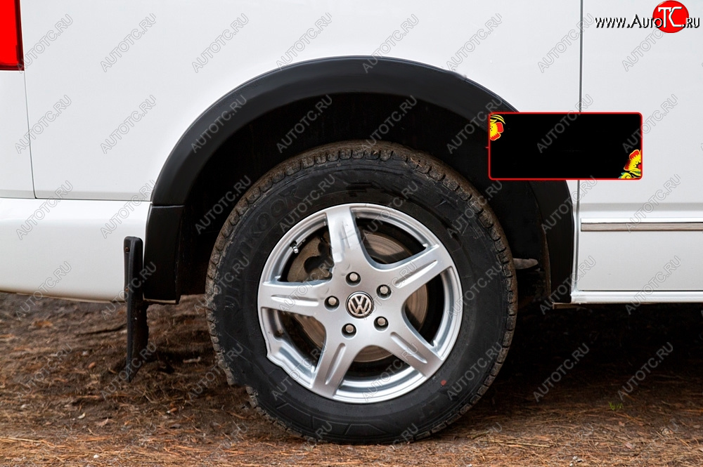 2 939 р. Накладка колесной арки на RA (задняя правая) Volkswagen Transporter T5 рестайлинг (2009-2015) (Поверхность глянец (под окраску), Неокрашенная)  с доставкой в г. Пермь