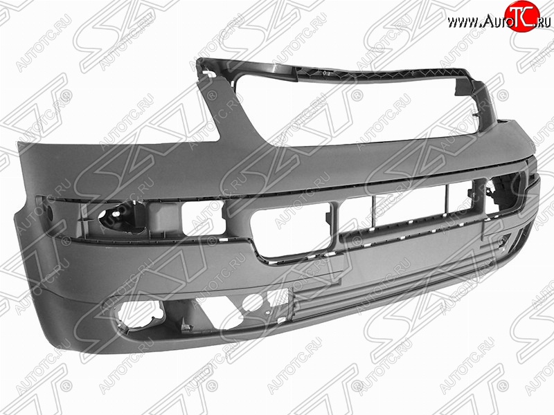 11 249 р. Передний бампер SAT Volkswagen Transporter T5 дорестайлинг (2003-2009) (Неокрашенный)  с доставкой в г. Пермь