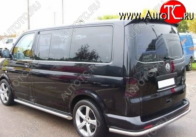 6 249 р. Лип спойлер CT Volkswagen Transporter T5 дорестайлинг (2003-2009) (Неокрашенный)  с доставкой в г. Пермь