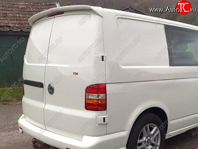 6 249 р. Лип спойлер Распашонка Volkswagen Transporter T5 дорестайлинг (2003-2009) (Неокрашенный)  с доставкой в г. Пермь
