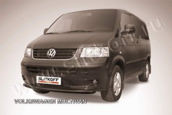 Защита переднего бампер Slitkoff Volkswagen Transporter  T5 (2003-2009) дорестайлинг