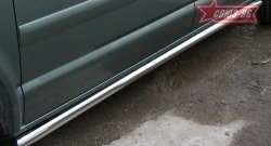 12 914 р. Защита порогов California Souz-96 (d60) Volkswagen Transporter T5 дорестайлинг (2003-2009)  с доставкой в г. Пермь. Увеличить фотографию 2