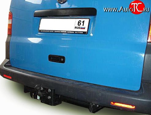 144 999 р. Фаркоп Лидер Плюс (до 2000 кг) Volkswagen Transporter T5 дорестайлинг (2003-2009) (Без электропакета)  с доставкой в г. Пермь