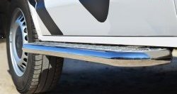 15 899 р. Широкая защита порогов SLITKOFF Volkswagen Transporter T6 дорестайлинг (2015-2019)  с доставкой в г. Пермь. Увеличить фотографию 2