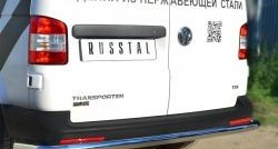 16 999 р. Защита заднего бампера (Ø63 мм, нержавейка) SLITKOFF  Volkswagen Caravelle  T5 - Transporter  T5  с доставкой в г. Пермь. Увеличить фотографию 2