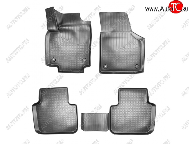 2 289 р. Коврики салонные Noplast Volkswagen Teramont CA1 дорестайлинг (2016-2020)  с доставкой в г. Пермь