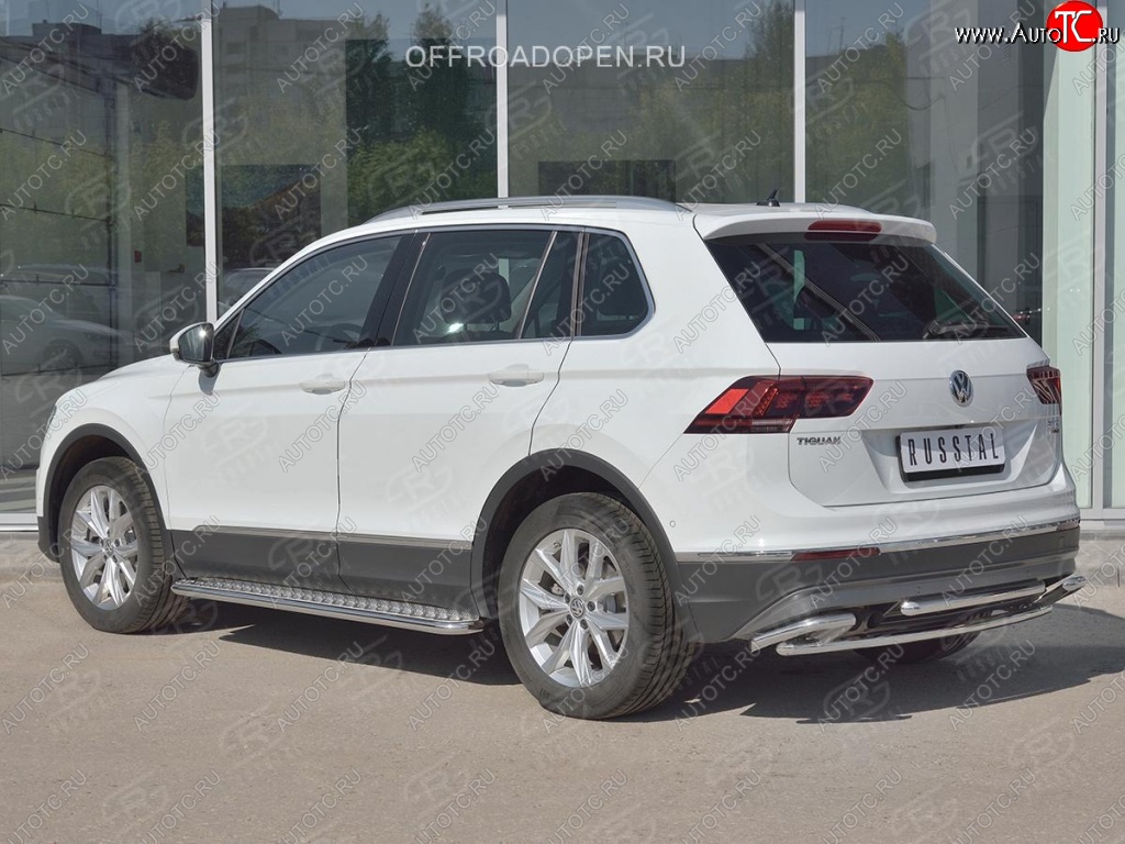21 999 р. уголки SLITKOFF  Volkswagen Tiguan  Mk2 (2016-2020) дорестайлинг  с доставкой в г. Пермь