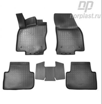 Коврики салонные литьевые Norplast Volkswagen Tiguan  Mk2 (2016-2022) дорестайлинг, рестайлинг