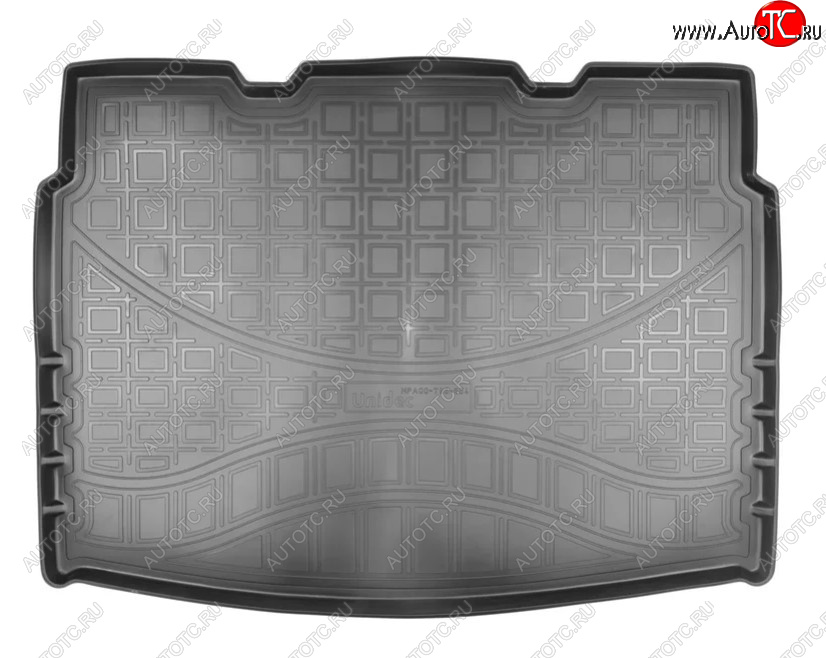 1 799 р. Коврик в багажник Norplast Unidec (на нижнюю полку)  Volkswagen Tiguan  Mk2 (2016-2022) дорестайлинг, рестайлинг (Цвет: черный)  с доставкой в г. Пермь