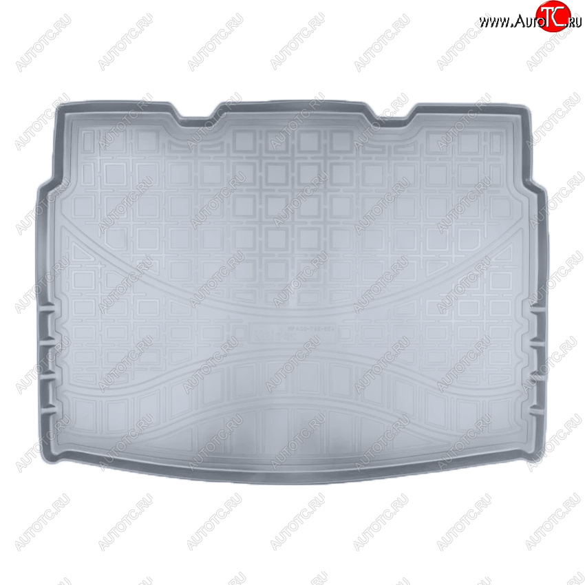 2 199 р. Коврик багажника Norplast Unidec (нижняя полка)  Volkswagen Tiguan  Mk2 (2016-2022) дорестайлинг, рестайлинг (Цвет: серый)  с доставкой в г. Пермь