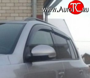 999 р. Комплект дефлекторов окон (ветровиков) 4 шт. Russtal Volkswagen Tiguan NF дорестайлинг (2006-2011)  с доставкой в г. Пермь