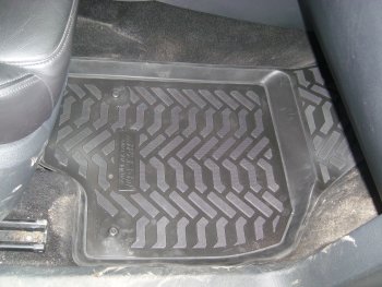 1 699 р. Коврики салона Aileron (3D с подпятником) Volkswagen Tiguan NF дорестайлинг (2006-2011)  с доставкой в г. Пермь. Увеличить фотографию 2