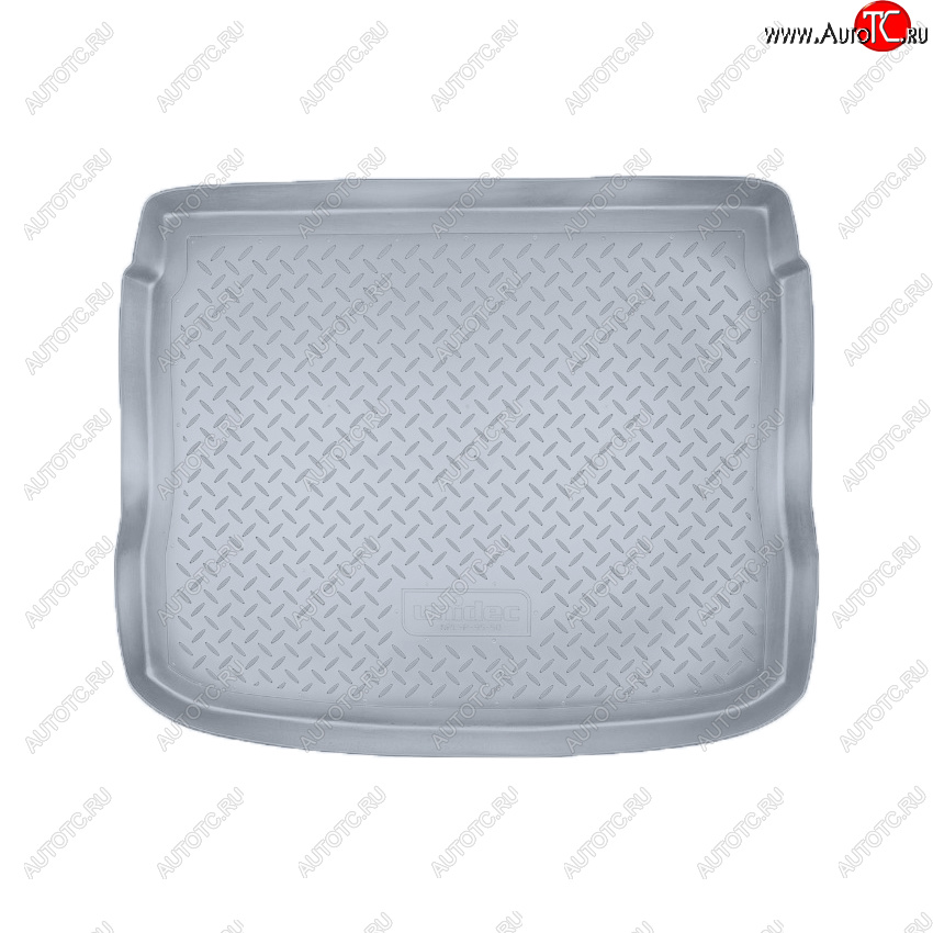 2 199 р. Коврик багажника Norplast Unidec  Volkswagen Tiguan  NF (2006-2011) дорестайлинг (Цвет: серый)  с доставкой в г. Пермь