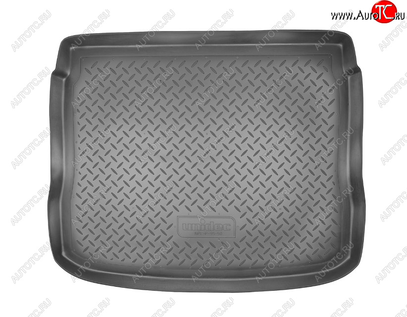 1 799 р. Коврик в багажник Norplast Unidec Volkswagen Tiguan NF дорестайлинг (2006-2011) (Цвет: черный)  с доставкой в г. Пермь