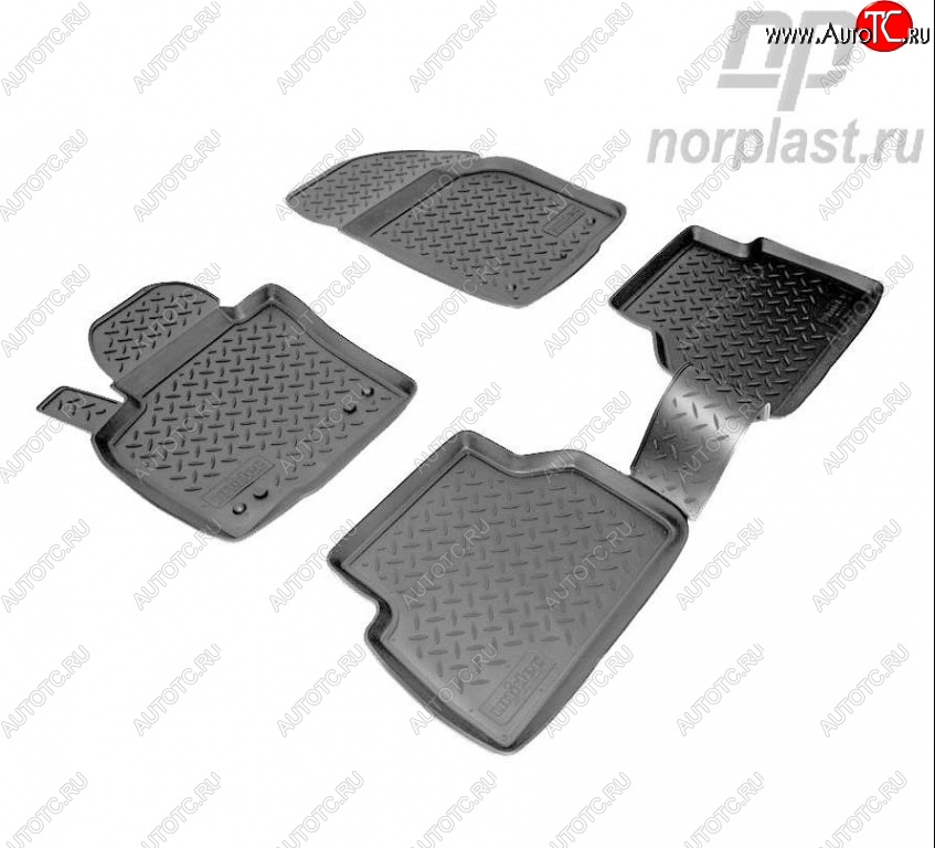 2 359 р. Комплект салонных ковриков Norplast Volkswagen Tiguan NF дорестайлинг (2006-2011)  с доставкой в г. Пермь