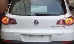 4 749 р. Накладки на фонари СТ Volkswagen Tiguan NF рестайлинг (2011-2017) (Неокрашенные)  с доставкой в г. Пермь. Увеличить фотографию 2