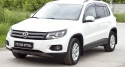 669 р. Реснички на фары RA  Volkswagen Tiguan  NF (2011-2017) рестайлинг (Неокрашенные)  с доставкой в г. Пермь. Увеличить фотографию 3