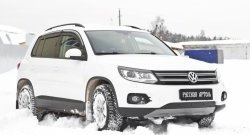 1 239 р. Зимняя заглушка решетки переднего бампера (Track & Field) РА Volkswagen Tiguan NF рестайлинг (2011-2017)  с доставкой в г. Пермь. Увеличить фотографию 4