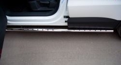 16 649 р. Защита порогов для ног из овальной трубы диаметром 75x42 мм (Track & Field) Russtal Volkswagen Tiguan NF рестайлинг (2011-2017)  с доставкой в г. Пермь. Увеличить фотографию 3