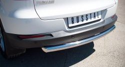 16 699 р. Одинарная защита заднего бампера из трубы диаметром 63 мм (Sport & Style) SLITKOFF Volkswagen Tiguan NF рестайлинг (2011-2017)  с доставкой в г. Пермь. Увеличить фотографию 3
