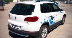 16 699 р. Одинарная защита заднего бампера из трубы диаметром 63 мм (Sport & Style) SLITKOFF Volkswagen Tiguan NF рестайлинг (2011-2017)  с доставкой в г. Пермь. Увеличить фотографию 4