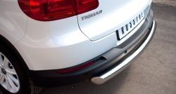 16 999 р. Защита заднего бампера (Ø76 мм, нержавейка,Track & Field) SLITKOFF  Volkswagen Tiguan  NF (2011-2017) рестайлинг  с доставкой в г. Пермь. Увеличить фотографию 2