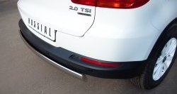 11 599 р. Защита заднего бампера (Ø75x42 мм, нержавейка) Russtal Volkswagen Tiguan NF рестайлинг (2011-2017)  с доставкой в г. Пермь. Увеличить фотографию 4