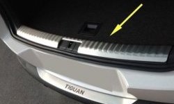 4 749 р. Металлический порожек в багажник автомобиля СТ Volkswagen Tiguan NF рестайлинг (2011-2017)  с доставкой в г. Пермь. Увеличить фотографию 2