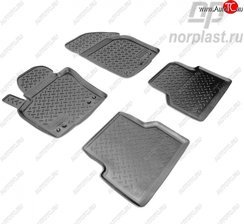 2 359 р. Комплект салонных ковриков Norplast Volkswagen Tiguan NF рестайлинг (2011-2017)  с доставкой в г. Пермь