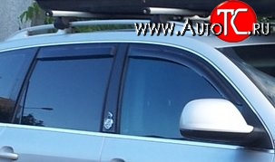 999 р. Комплект дефлекторов окон (ветровиков) 4 шт. Russtal Volkswagen Touareg GP рестайлинг (2006-2010)  с доставкой в г. Пермь