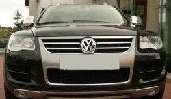 8 399 р. Накладка на передний бампер King Kong Volkswagen Touareg GP рестайлинг (2006-2010) (Неокрашенная)  с доставкой в г. Пермь. Увеличить фотографию 5