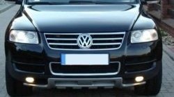 8 349 р. Накладка на передний бампер King Kong v2 Volkswagen Touareg GP рестайлинг (2006-2010) (Неокрашенная)  с доставкой в г. Пермь. Увеличить фотографию 2