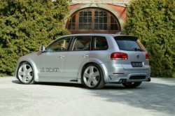 11 949 р. Пороги накладки JE DESIGN Volkswagen Touareg 1 GP дорестайлинг (2002-2007) (Неокрашенные)  с доставкой в г. Пермь. Увеличить фотографию 2