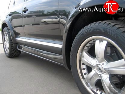 14 149 р. Пороги накладки JE DESIGN Style 7L Volkswagen Touareg 1 GP дорестайлинг (2002-2007) (Неокрашенные)  с доставкой в г. Пермь