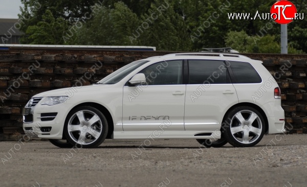 11 949 р. Пороги накладки JE DESIGN Volkswagen Touareg 1 GP дорестайлинг (2002-2007) (Неокрашенные)  с доставкой в г. Пермь