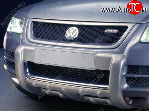 2 749 р. Решётка радиатора Sport Volkswagen Touareg GP рестайлинг (2006-2010) (Неокрашенная)  с доставкой в г. Пермь