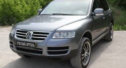 899 р. Реснички на фары RA  Volkswagen Touareg  GP (2002-2007) дорестайлинг (Неокрашенные)  с доставкой в г. Пермь. Увеличить фотографию 5