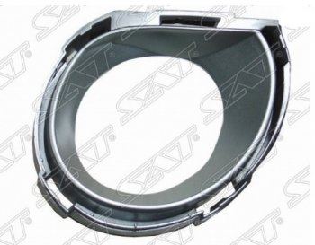 Левая облицовка противотуманной фары SAT Volkswagen Touareg 1 GP дорестайлинг (2002-2007)