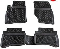 Комплект ковриков в салон Aileron 4 шт. (полиуретан) Volkswagen Touareg  GP (2002-2007) дорестайлинг
