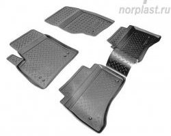 2 569 р. Комплект салонных ковриков Norplast Volkswagen Touareg GP рестайлинг (2006-2010)  с доставкой в г. Пермь. Увеличить фотографию 2