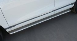 84 999 р. Широкая защита порогов Russtal Volkswagen Touareg NF рестайлинг (2014-2018) (Поверхность листа (вариант 1))  с доставкой в г. Пермь. Увеличить фотографию 5