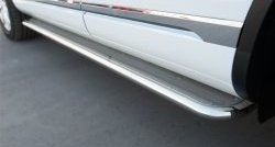 84 999 р. Широкая защита порогов Russtal Volkswagen Touareg NF рестайлинг (2014-2018) (Поверхность листа (вариант 1))  с доставкой в г. Пермь. Увеличить фотографию 6