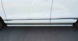 84 999 р. Широкая защита порогов Russtal Volkswagen Touareg NF рестайлинг (2014-2018) (Поверхность листа (вариант 1))  с доставкой в г. Пермь. Увеличить фотографию 7