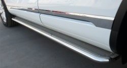 84 999 р. Широкая защита порогов Russtal Volkswagen Touareg NF рестайлинг (2014-2018) (Поверхность листа (вариант 1))  с доставкой в г. Пермь. Увеличить фотографию 11