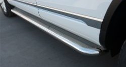 94 999 р. Широкая защита порогов Russtal Volkswagen Touareg NF рестайлинг (2014-2018) (Поверхность листа (вариант 1))  с доставкой в г. Пермь. Увеличить фотографию 9