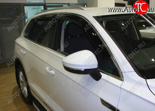 3 399 р. Дефлектора окон SIM Volkswagen Touareg CR (2018-2025)  с доставкой в г. Пермь