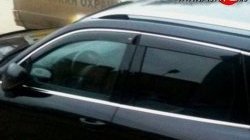 Комплект дефлекторов окон (ветровиков) 4 шт. Russtal Volkswagen Touareg NF дорестайлинг (2010-2014)