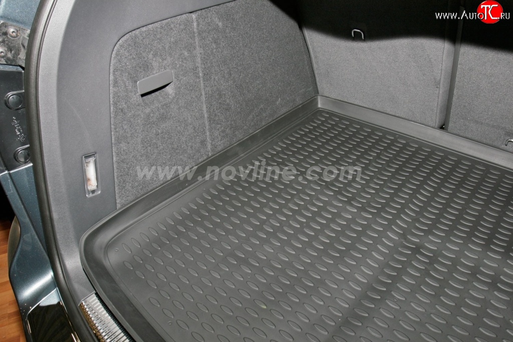 2 099 р. Коврик в багажник (с 2-х зонным климат-контролем) Element (полиуретан) Volkswagen Touareg NF дорестайлинг (2010-2014)  с доставкой в г. Пермь