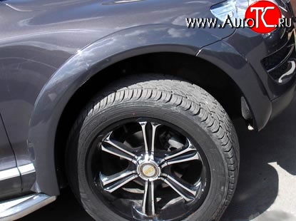 15 699 р. Комплект накладок на колёсные арки R-Line 7L Volkswagen Touareg GP рестайлинг (2006-2010) (Неокрашенные)  с доставкой в г. Пермь